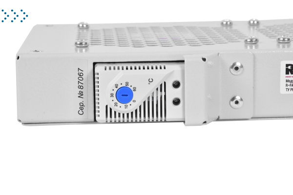 Модуль вентиляторный, 36V-48V, 3 вентилятора с терморегулятором, колодка