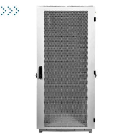 Шкаф телекоммуникационный напольный 42U (800x800) дверь перфорированная