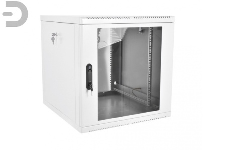 Шкаф телекоммуникационный настенный разборный 15U (600х650), съемные стенки, дверь стекло