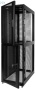 Шкаф серверный ПРОФ напольный колокейшн 40U (600x1200) 2 секции, дверь перфор. 2 шт., черный, в сборе
