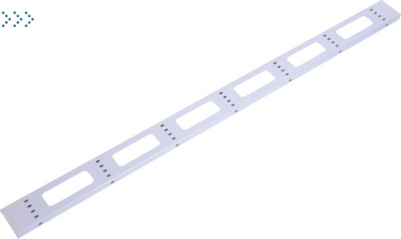 Органайзер кабельный вертикальный для стойки внешний с окнами, ширина 95мм 49U