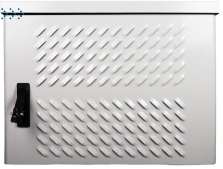 Шкаф уличный всепогодный настенный 9U (600х300), передняя дверь вентилируемая