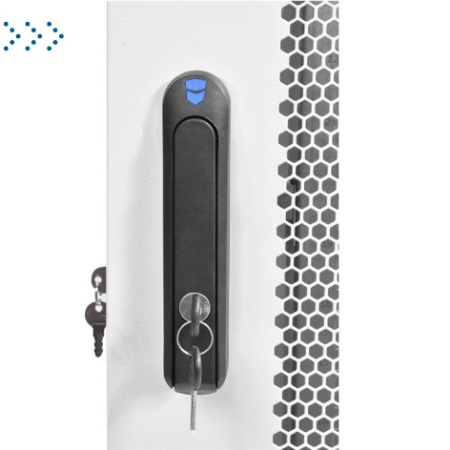 Шкаф телекоммуникационный напольный 42U (800x800) дверь перфорированная