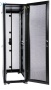 Шкаф серверный ПРОФ напольный 48U (600x1000) дверь перфор., задние двойные перфор., черный, в сборе