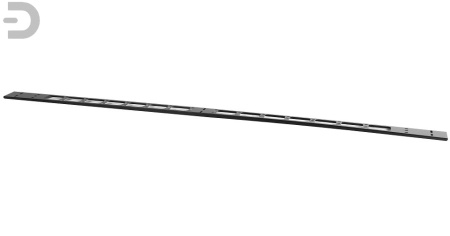 Вертикальный кабельный органайзер в шкаф, ширина 75 мм 22U, цвет черный