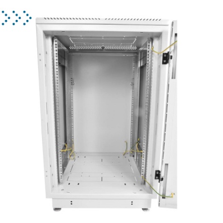 Шкаф телекоммуникационный напольный 18U (600x600) дверь перфорированная