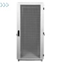 Шкаф телекоммуникационный напольный 42U (600x1000) дверь перфорированная 2 шт.