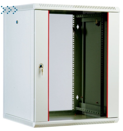 Шкаф телекоммуникационный настенный разборный 12U (600х650), съемные стенки, дверь стекло