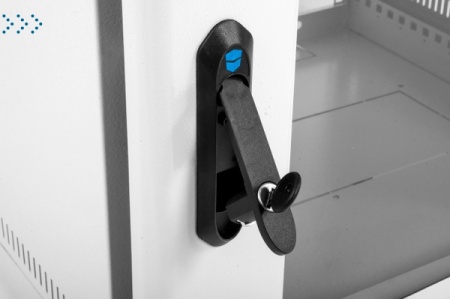 Шкаф телекоммуникационный настенный 15U (600х650) дверь стекло