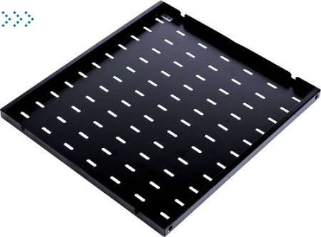 Полка перфорированная, глубина 580 мм, цвет черный