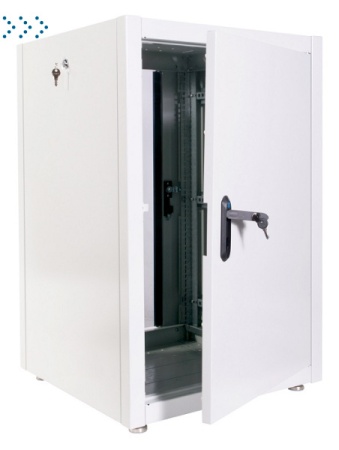 Шкаф телекоммуникационный напольный ЭКОНОМ 18U (600 × 800) дверь стекло, дверь металл