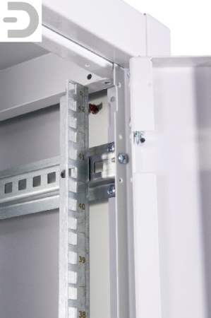 Шкаф телекоммуникационный напольный ЭКОНОМ 42U (600 × 800) дверь перфорированная 2 шт.