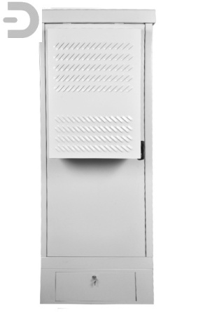 Шкаф уличный всепогодный напольный укомплектованный 24U (Ш700 × Г900), комплектация ТК-IP54