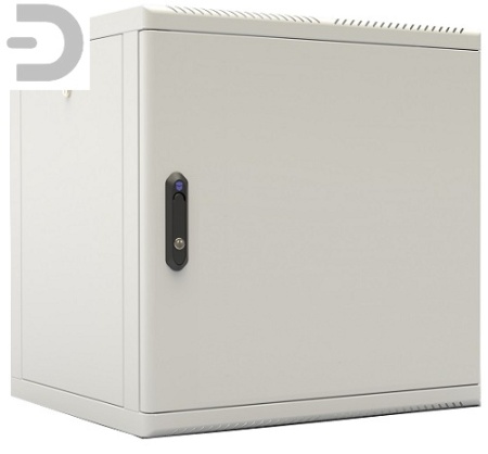 Шкаф телекоммуникационный настенный разборный 9U (600х520), съемные стенки, дверь металл