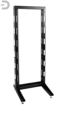 Стойка телекоммуникационная универсальная 33U однорамная, цвет черный