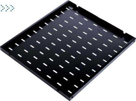 Полка перфорированная, глубина 750 мм, цвет черный