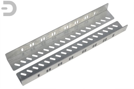 Комплект уголков опорных (направляющие) для напольных шкафов, глубина 450 мм, нагрузка до 150 кг.