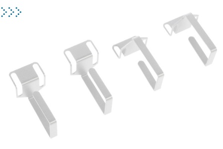 Органайзер кабельный одинарный изгонутый