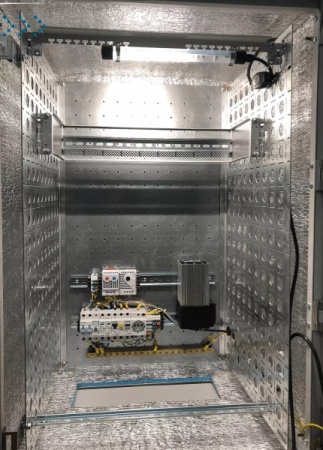 Шкаф уличный всепогодный настенный укомпл. 12U (Ш600 × Г300), нерж. сталь, комплектация Т1-IP54