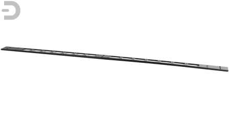 Вертикальный кабельный органайзер в шкаф, ширина 75 мм 38U, цвет черный