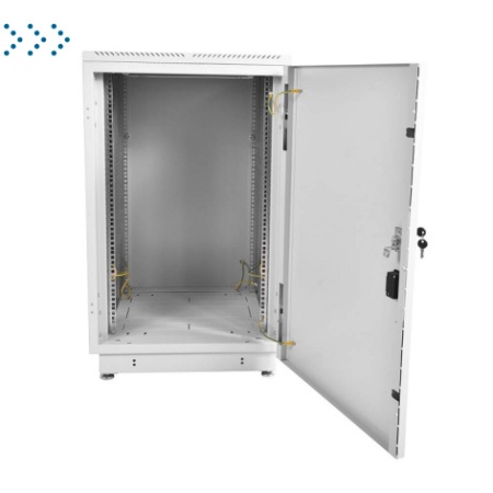 Шкаф телекоммуникационный напольный 18U (600x800) дверь металл