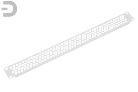 Фальшпанель в шкаф 19" 1U перфорированная