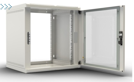 Шкаф телекоммуникационный настенный 15U (600х650) дверь стекло