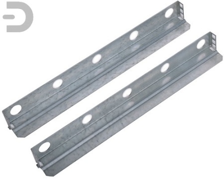 Комплект уголков опорных (направляющие) для настенных шкафов, глубина 450 мм, нагрузка до 50 кг.