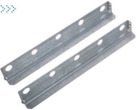 Комплект уголков опорных (направляющие) для настенных шкафов, глубина 390 мм, нагрузка до 50 кг.