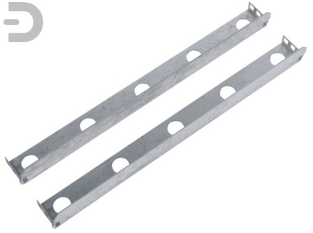 Комплект уголков опорных (направляющие) для настенных шкафов, глубина 390 мм, нагрузка до 50 кг.