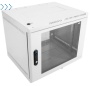 Шкаф телекоммуникационный настенный 15U (600х650) дверь стекло