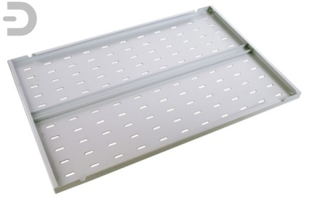 Полка перфорированная грузоподъёмностью 100 кг., глубина 750 мм