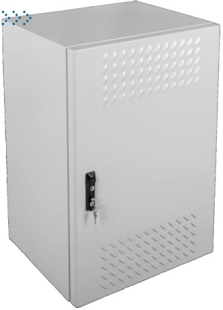 Шкаф уличный всепогодный настенный укомпл. 15U (Ш600 × Г300), нерж. сталь, комплектация Т1-IP54