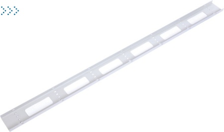 Органайзер кабельный вертикальный для стойки внешний с окнами, ширина 95мм 38U