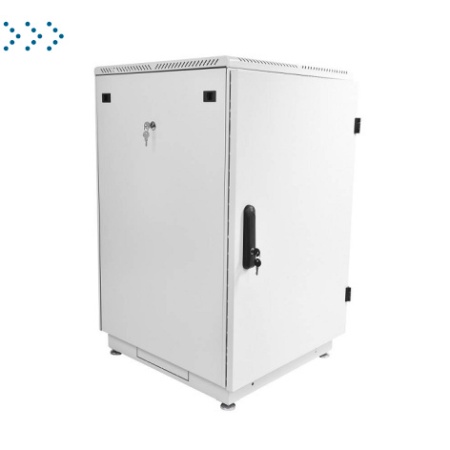 Шкаф телекоммуникационный напольный 18U (600x800) дверь металл