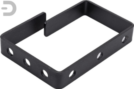 Органайзер кабельный одинарный 90 × 65 мм, 5 штук, цвет черный