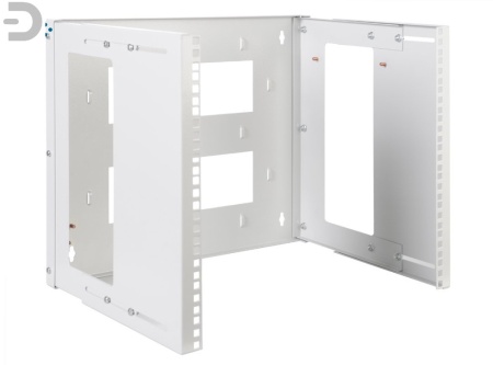Кронштейн телекоммуникационный настенный 9U, регулируемая глубина 300-450 мм