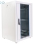 Шкаф телекоммуникационный напольный ЭКОНОМ 18U (600 × 800) дверь стекло, дверь металл