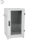 Шкаф телекоммуникационный напольный 18U (600x600) дверь стекло