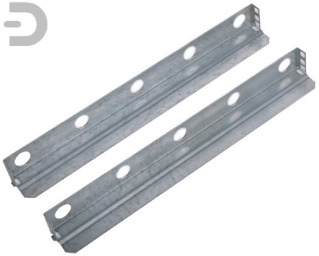 Комплект уголков опорных (направляющие) для настенных шкафов, глубина 580 мм, нагрузка до 50 кг.