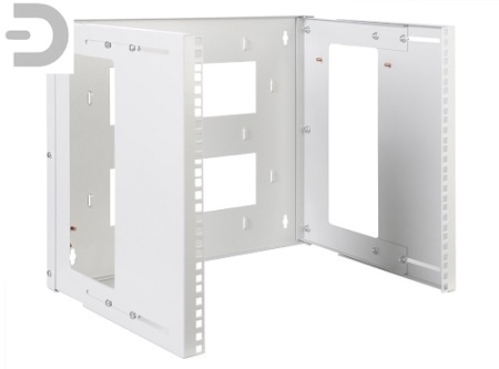 Кронштейн телекоммуникационный настенный 6U, регулируемая глубина 300-450 мм