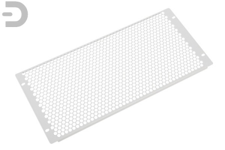 Фальшпанель в шкаф 19" 5U перфорированная