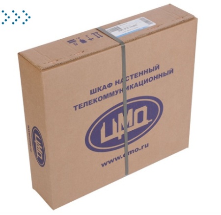 Шкаф телекоммуникационный настенный разборный 15U (600х520) дверь стекло, цвет черный