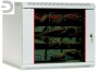 Шкаф телекоммуникационный настенный 12U (600х650) дверь стекло