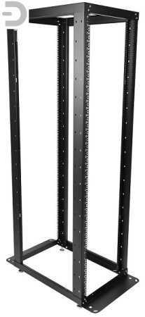 Стойка телекоммуникационная серверная 42U, глубина 1000 мм, цвет черный