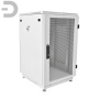 Шкаф телекоммуникационный напольный 18U (600x600) дверь перфорированная