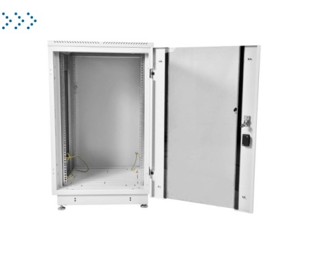 Шкаф телекоммуникационный напольный 18U (600x800) дверь стекло