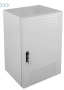 Шкаф уличный всепогодный настенный укомпл. 12U (Ш600 × Г300), нерж. сталь, комплектация Т1-IP54