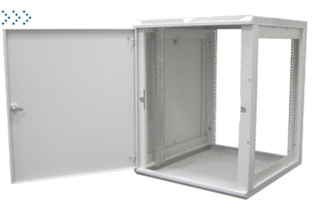Шкаф телекоммуникационный настенный разборный 12U (600х650), съемные стенки, дверь металл