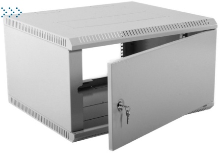 Шкаф телекоммуникационный настенный разборный 6U (600х650) дверь металл